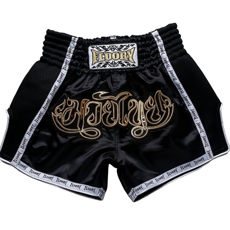 FLUORY Muay Thai Fight Shorts,MMA Shorts Clothing Training Cage Fighting Grappling Martial Arts Kickboxing Shorts Clothing - Image 1